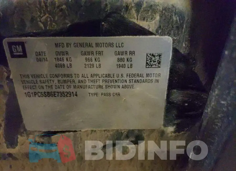 1G1PC5SB6E7352914 Photo# 10