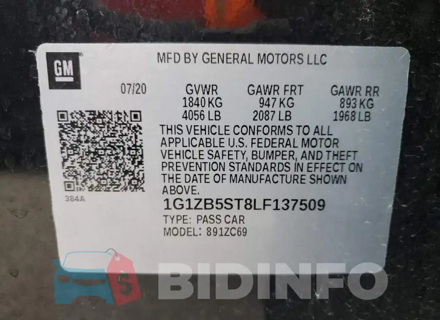 1G1ZB5ST8LF137509 Photo# 10