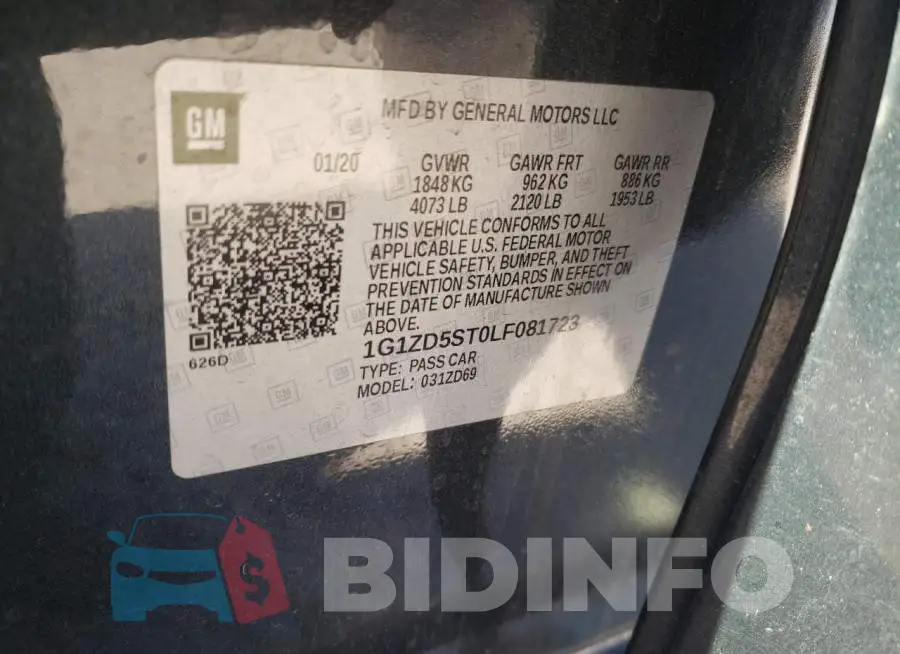 1G1ZD5ST0LF081723 Photo# 12