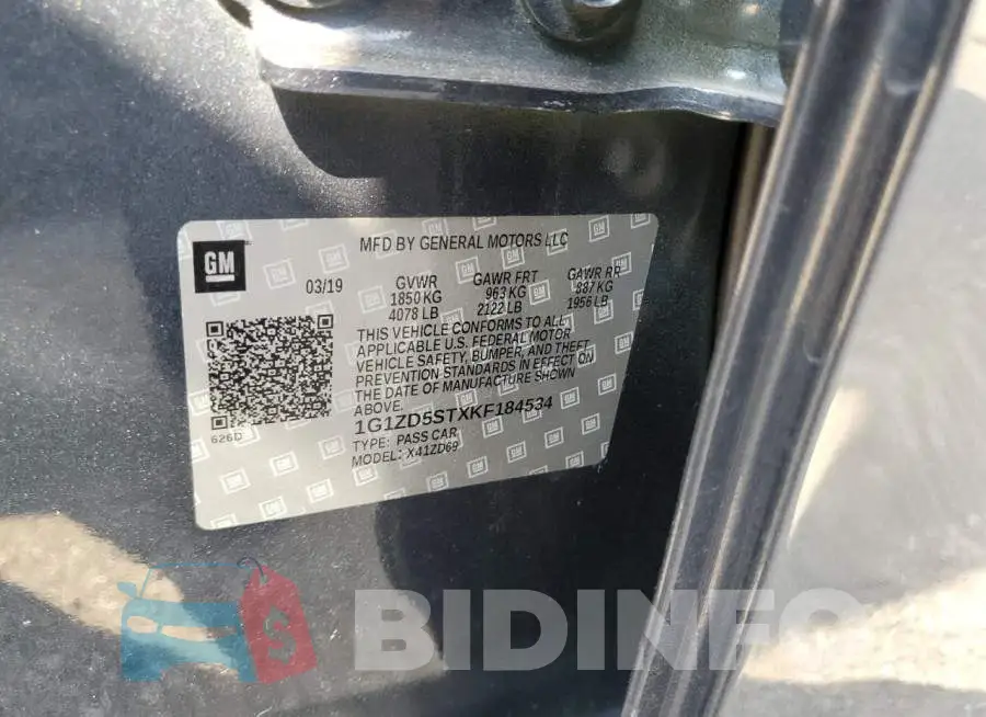1G1ZD5STXKF184534 Photo# 10
