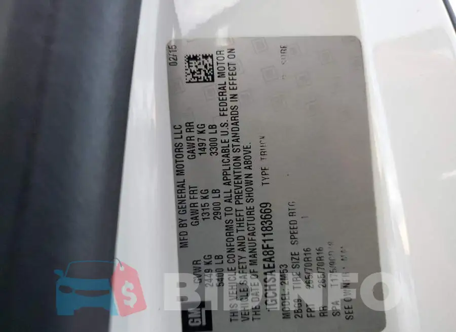 1GCHSAEA8F1183669 Photo# 10