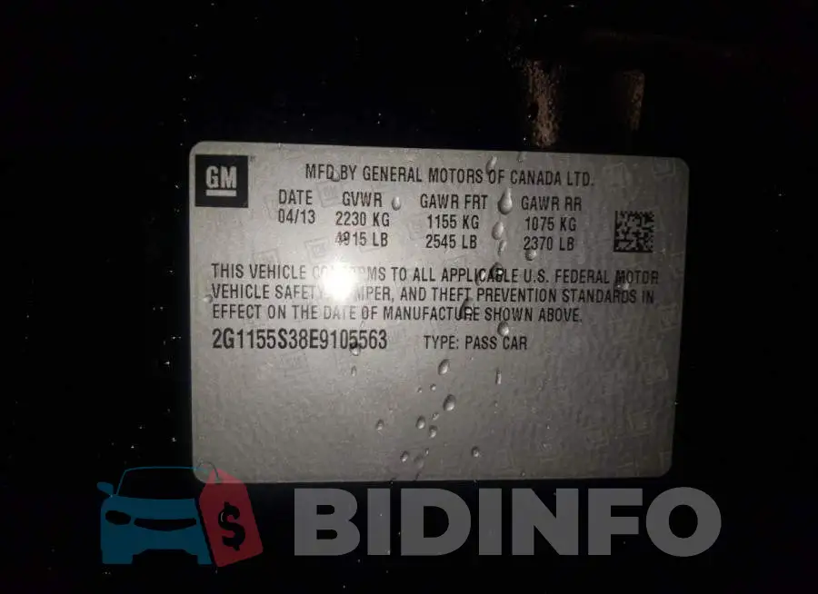 2G1155S38E9105563 Photo# 12
