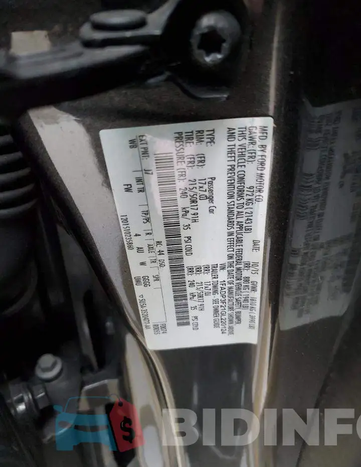 1FADP3F21GL220124 Photo# 12