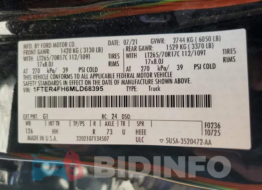 1FTER4FH6MLD68395 Photo# 12