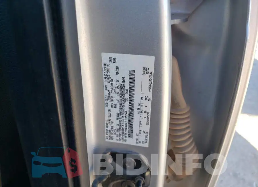 1FTFW1EG8FKD05246 Photo# 13