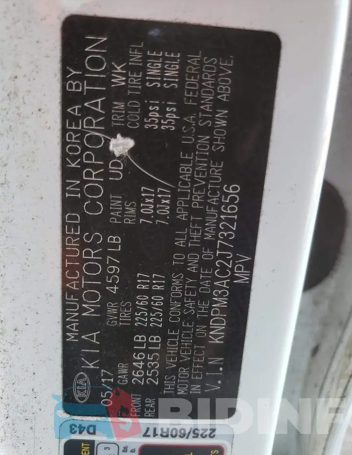 KNDPM3AC2J7321656 Photo# 10