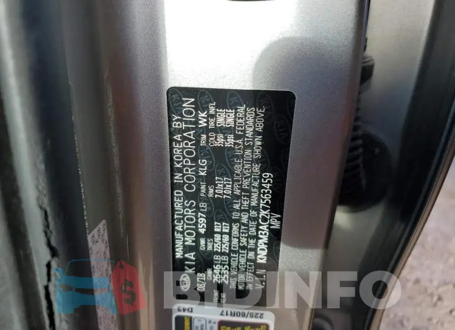 KNDPM3AC2K7563459 Photo# 13