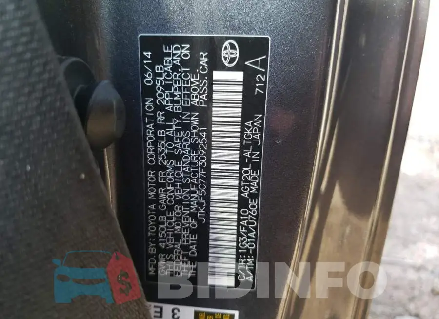 JTKJF5C77F3092541 Photo# 10