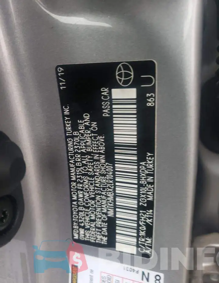 NMTKHMBX2LR104007 Photo# 12