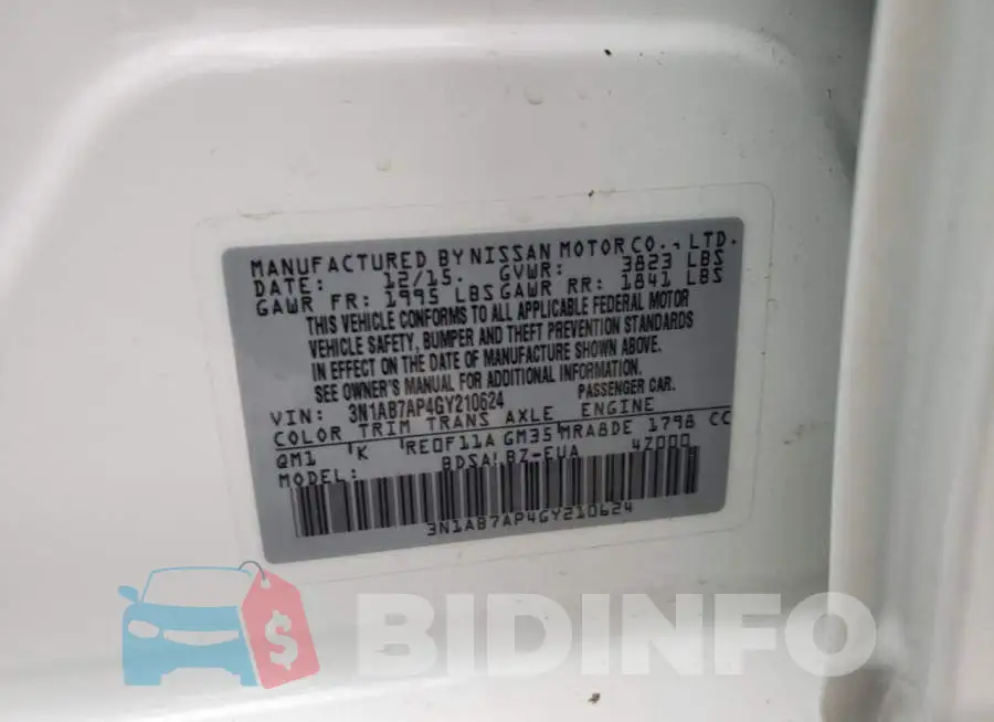 3N1AB7AP4GY210624 Photo# 12
