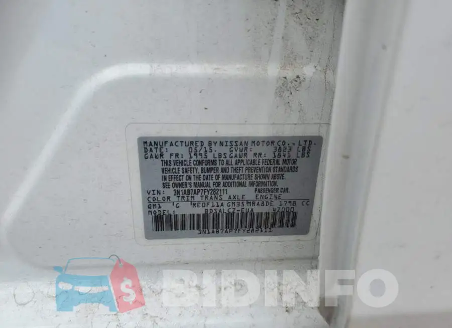 3N1AB7AP7FY282111 Photo# 12