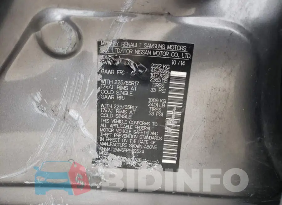 KNMAT2MV6FP509524 Photo# 13