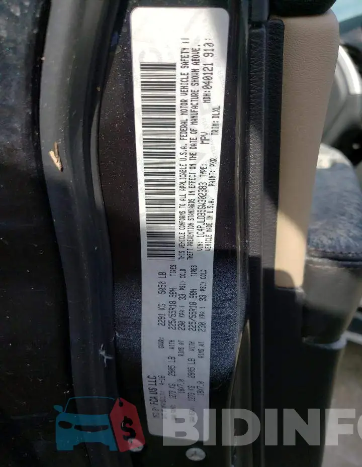 1C4PJLDB5GW302383 Photo# 10