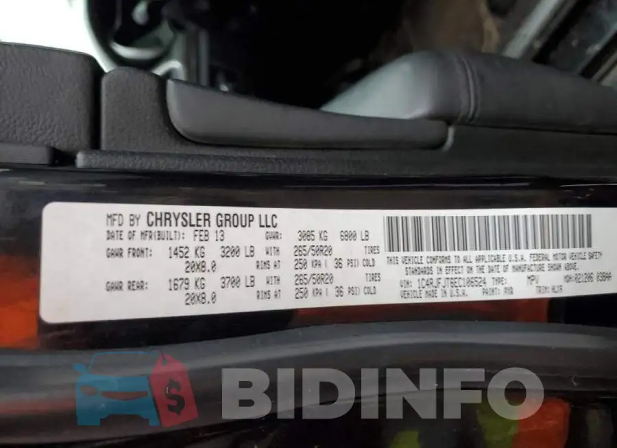 1C4RJFJT6EC106524 Photo# 13