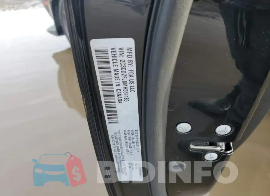 2C3CDZFJ8MH564183 Photo# 12