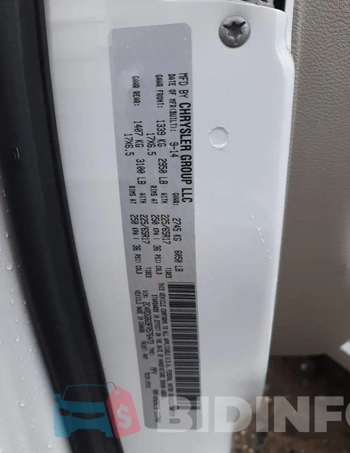 2C4RDGBG9FR576473 Photo# 13