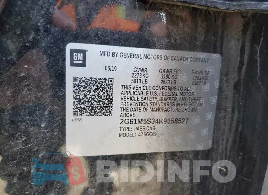 2G61M5S34K9158527 Photo# 12