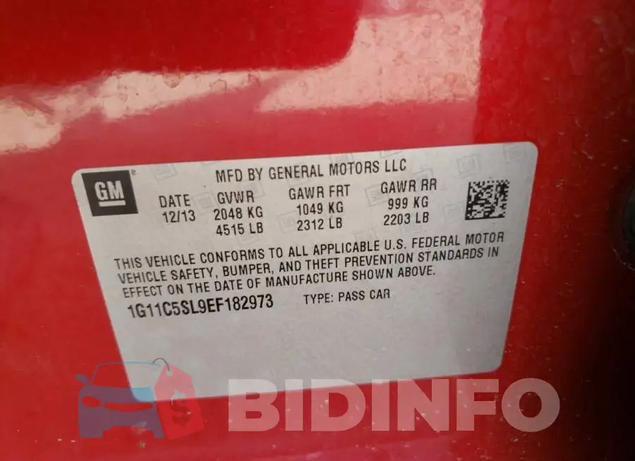 1G11C5SL9EF182973 Photo# 12