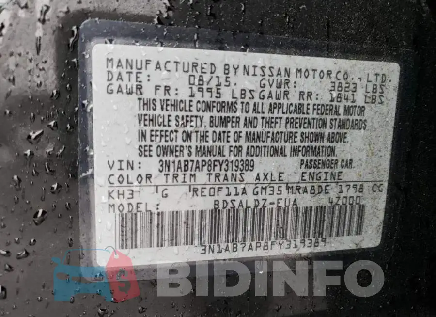 3N1AB7AP8FY319389 Photo# 12