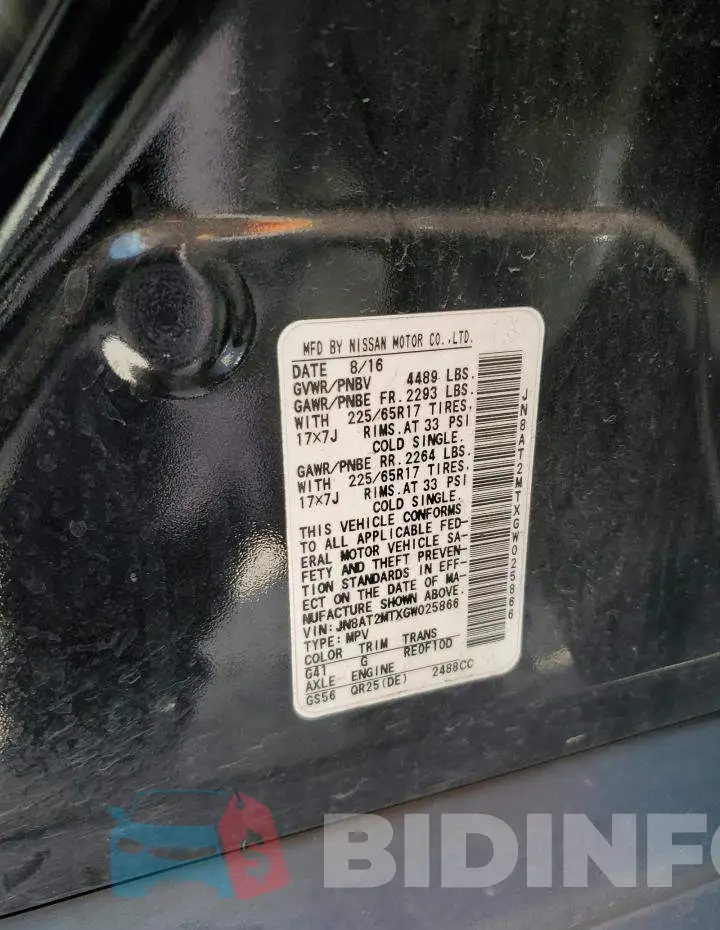 JN8AT2MTXGW025866 Photo# 10