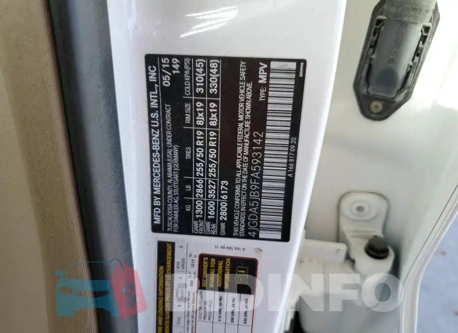4JGDA5JB9FA593142 Photo# 13