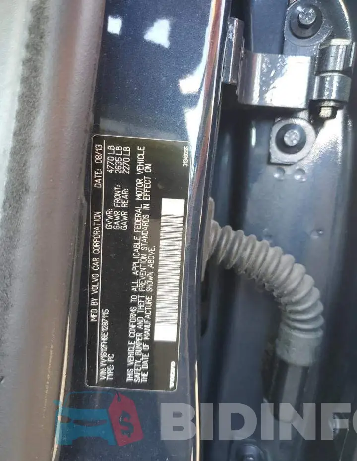 YV1612FH8E1287115 Photo# 12