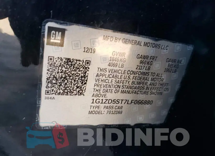 1G1ZD5ST7LF066880 Photo# 12