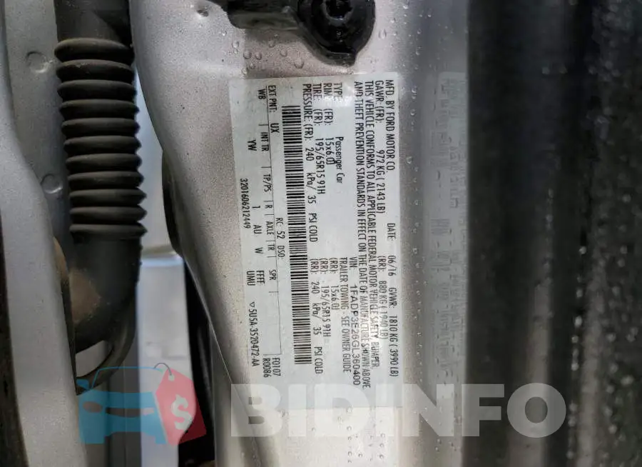 1FADP3E26GL360400 Photo# 12