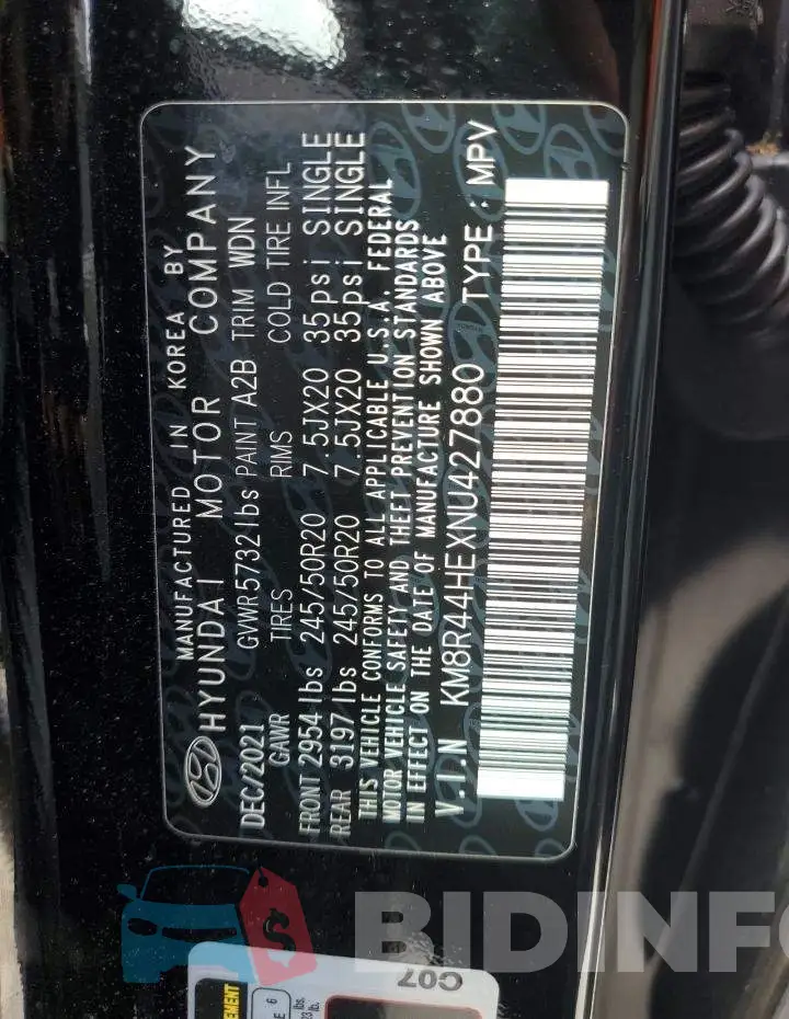KM8R44HEXNU427880 Photo# 10