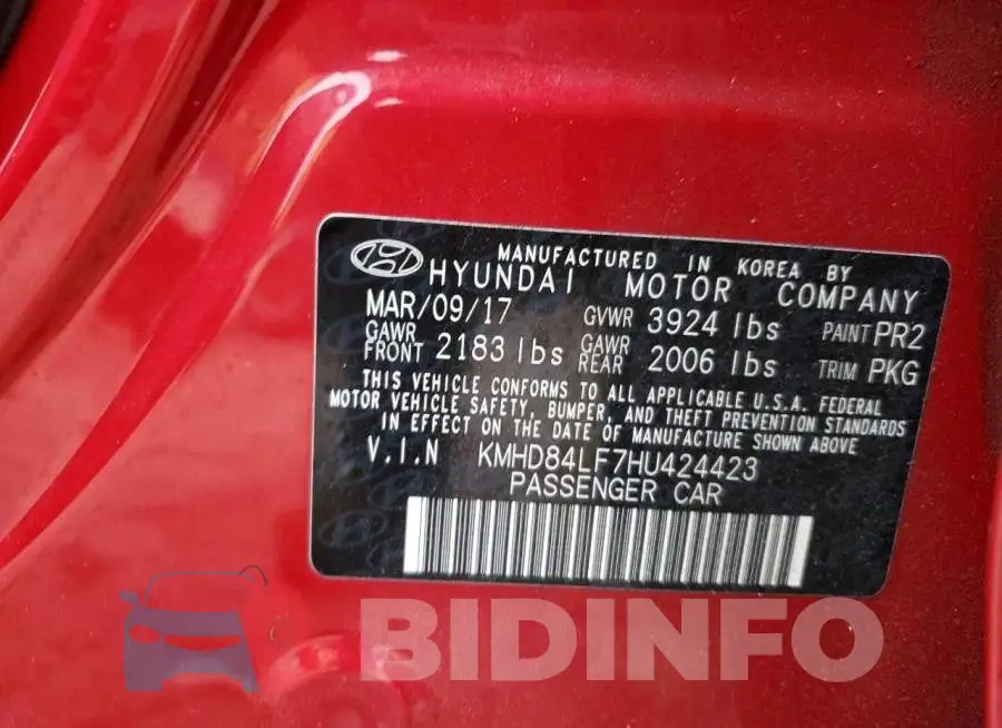 KMHD84LF7HU424423 Photo# 13