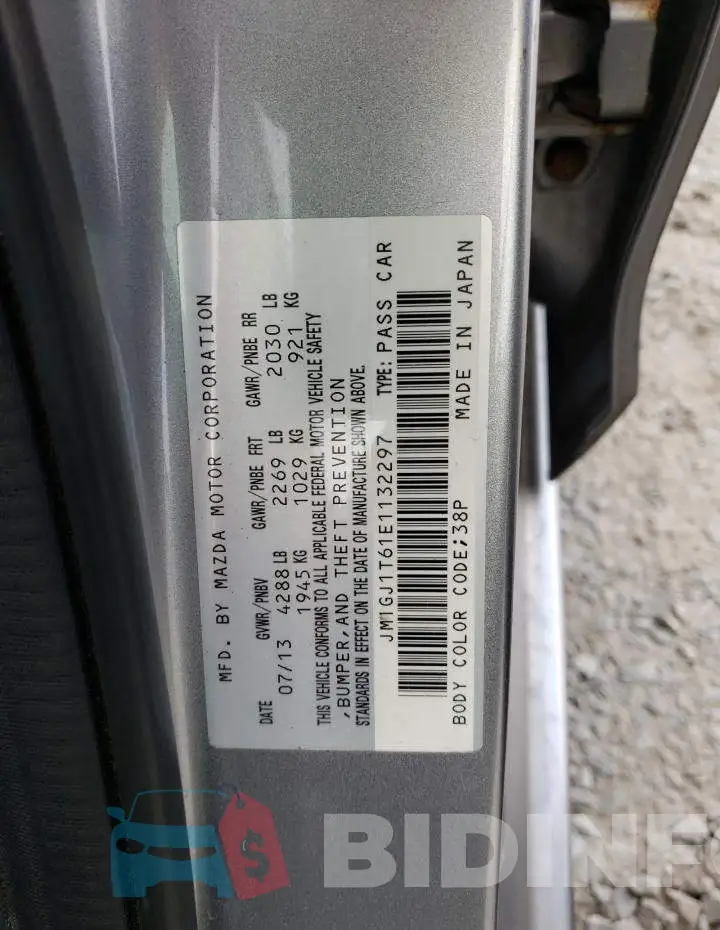 JM1GJ1T61E1132297 Photo# 10