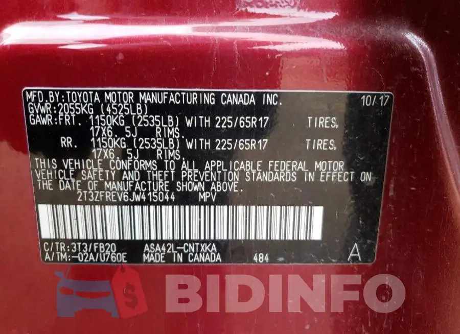 2T3ZFREV6JW415044 Photo# 13