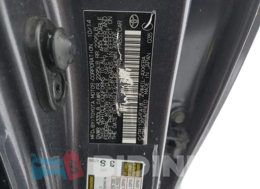 JTDZN3EU6EJ014010 Photo# 13
