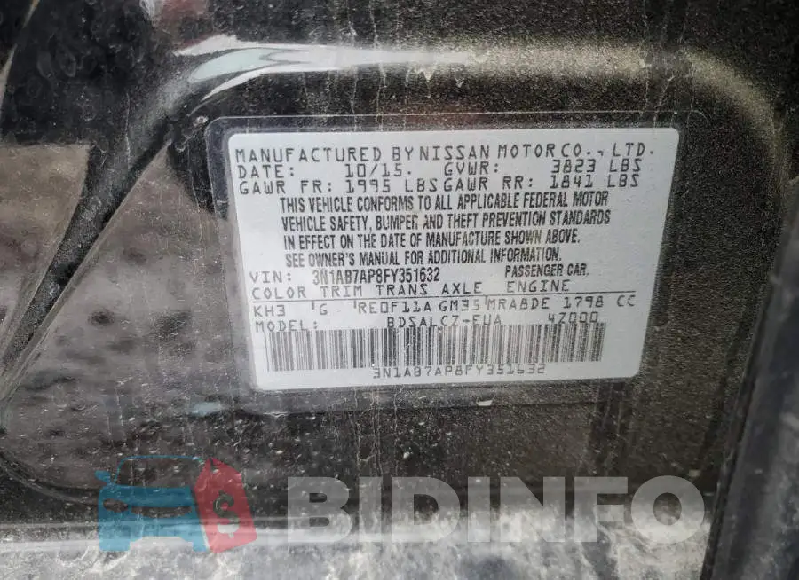 3N1AB7AP8FY351632 Photo# 12