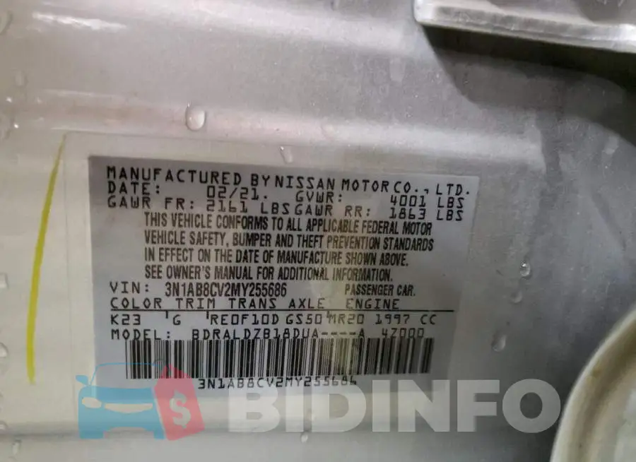 3N1AB8CV2MY255686 Photo# 13