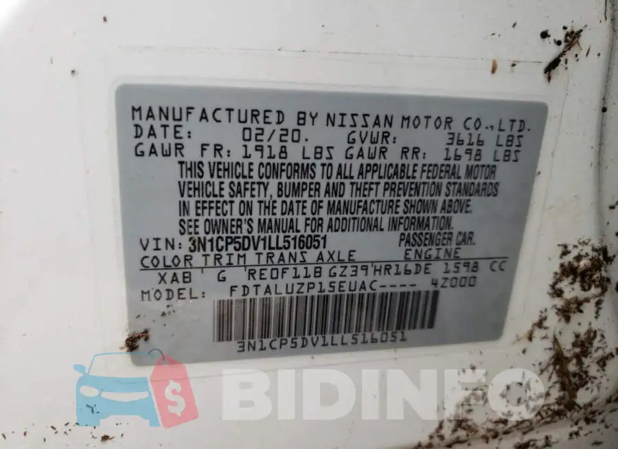 3N1CP5DV1LL516051 Photo# 10