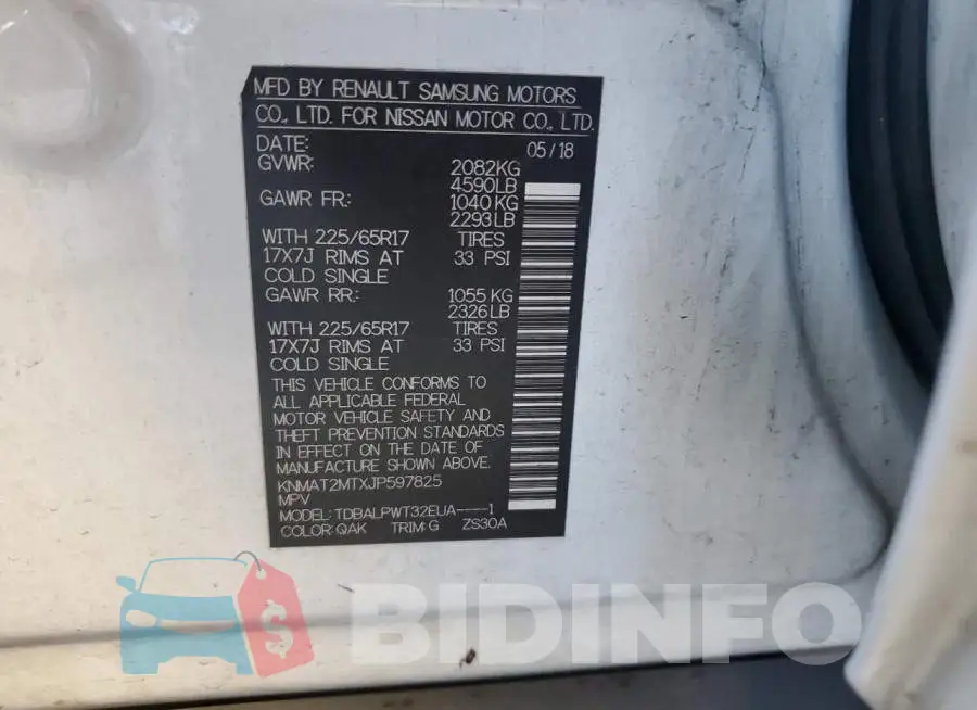 KNMAT2MTXJP597825 Photo# 13