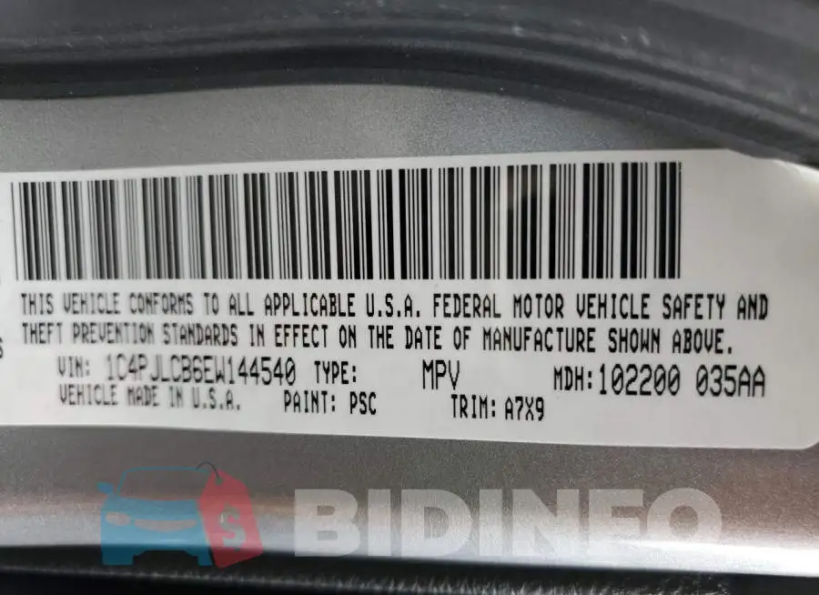 1C4PJLCB6EW144540 Photo# 13