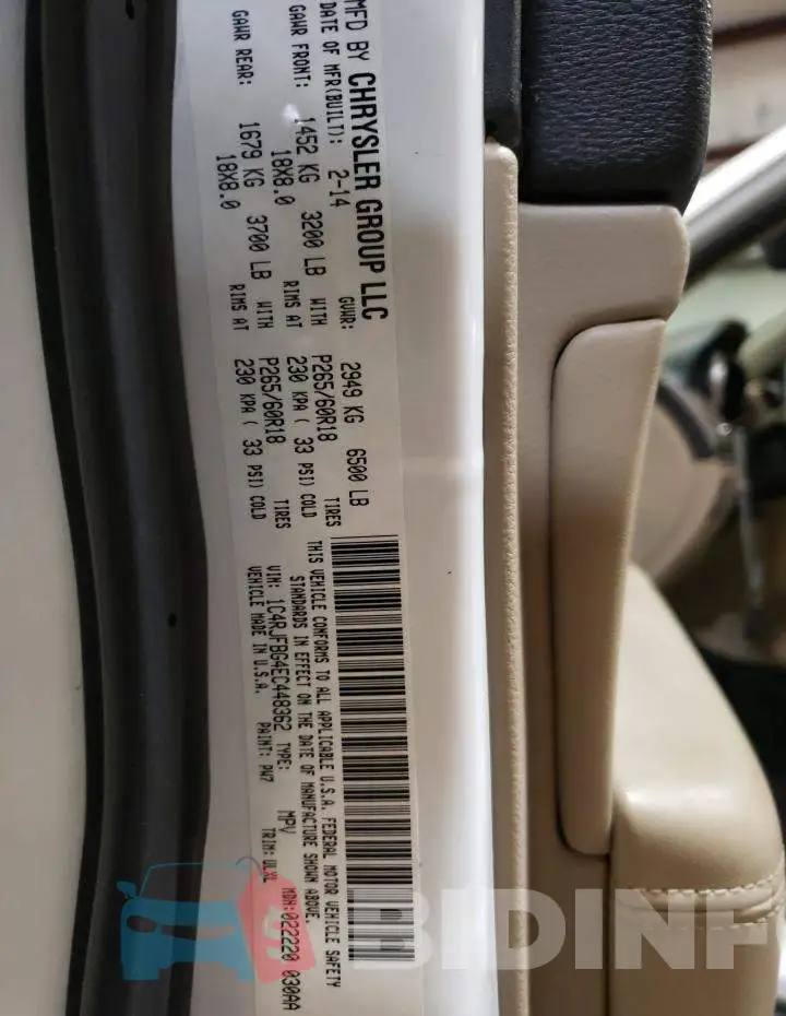 1C4RJFBG4EC448362 Photo# 13