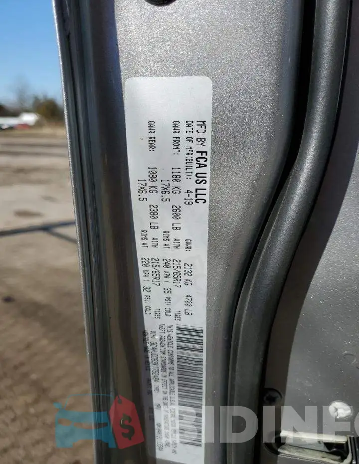 3C4NJDDB9KT752484 Photo# 13