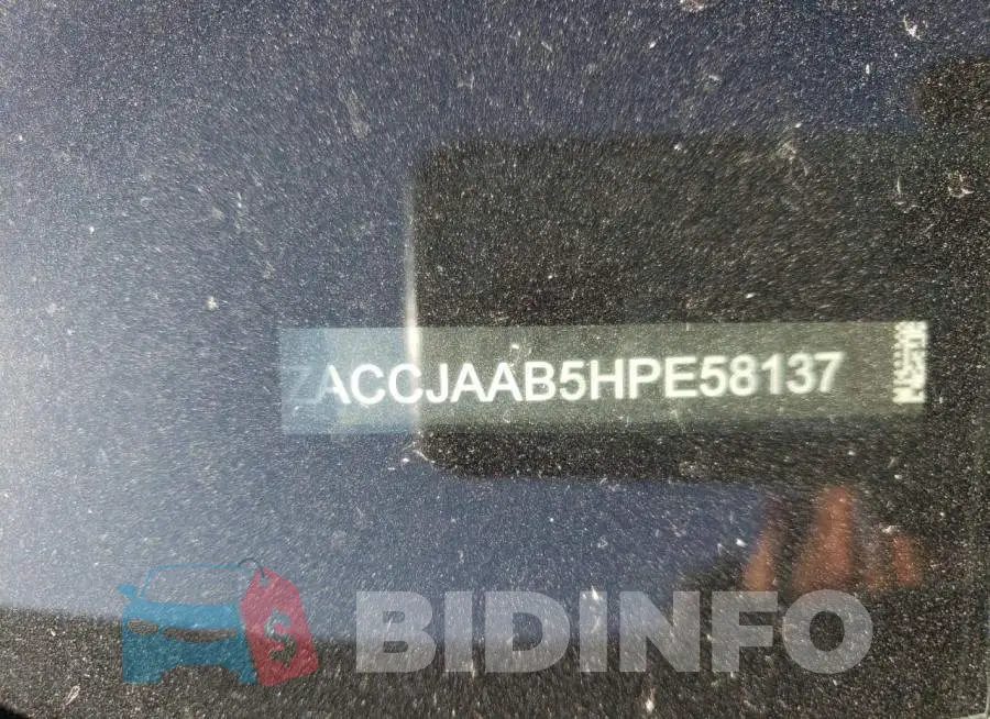 ZACCJAAB5HPE58137 Photo# 10