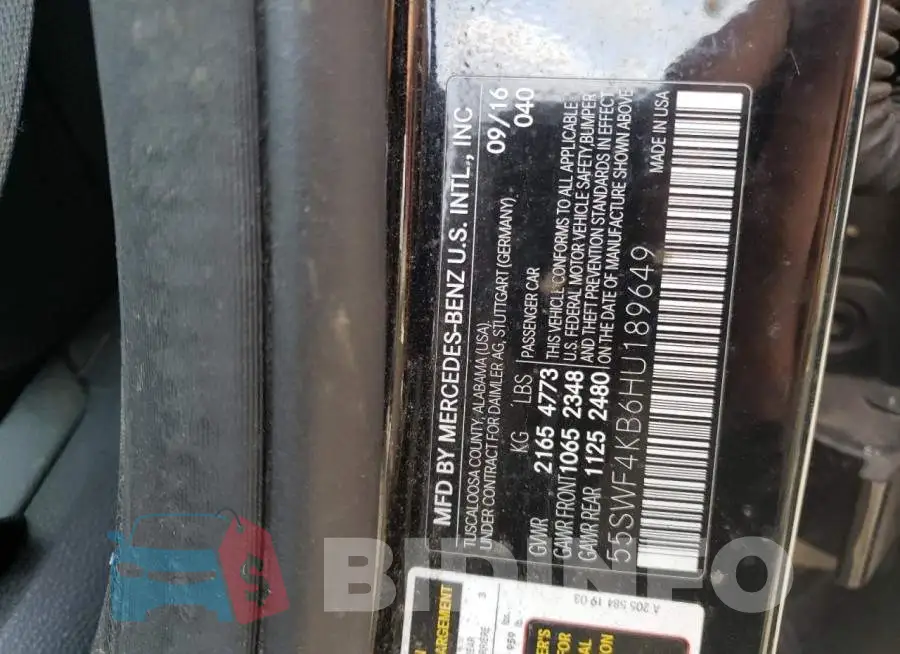 55SWF4KB6HU189649 Photo# 12