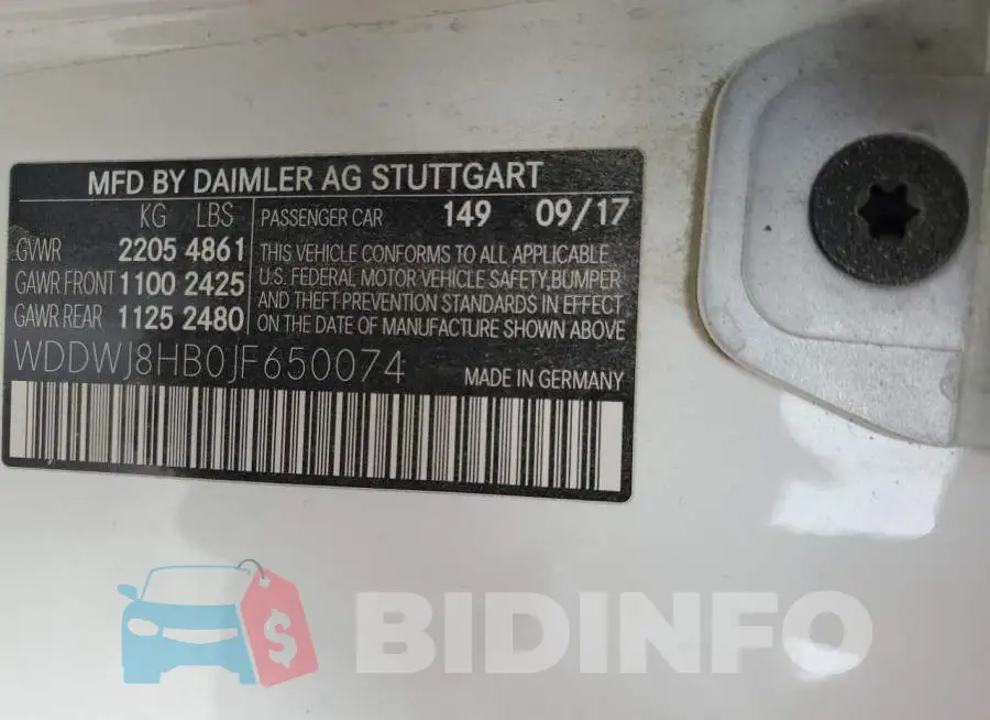 WDDWJ8HB0JF650074 Photo# 13