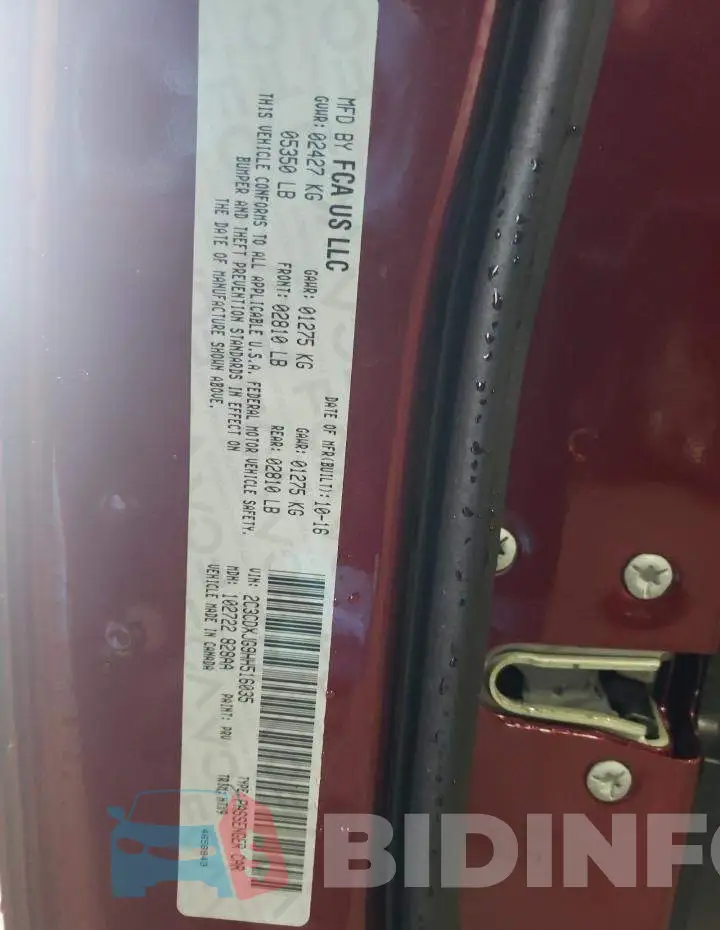 2C3CDXJG9HH516035 Photo# 12