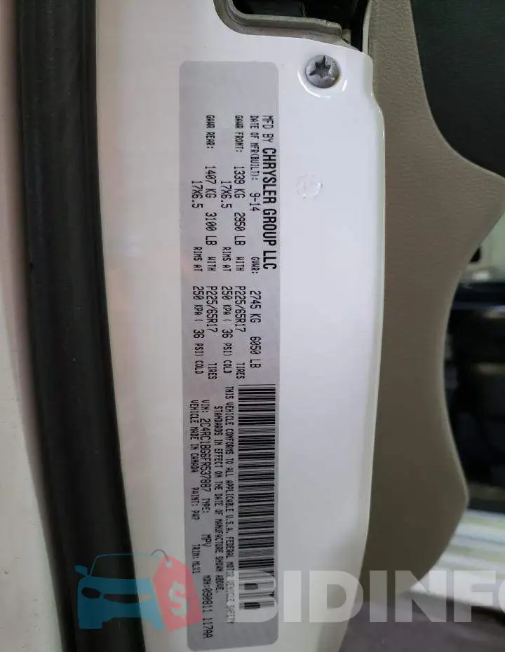 2C4RC1BG6FR537887 Photo# 13