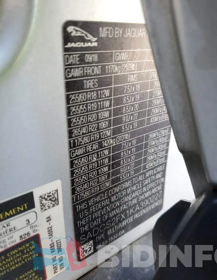 SADCS2FX1KA390227 Photo# 13