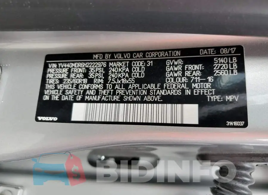 YV440MDR6H2222976 Photo# 13