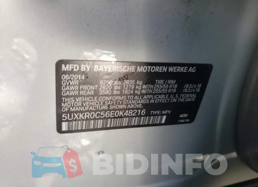 5UXKR0C56E0K48216 Photo# 13