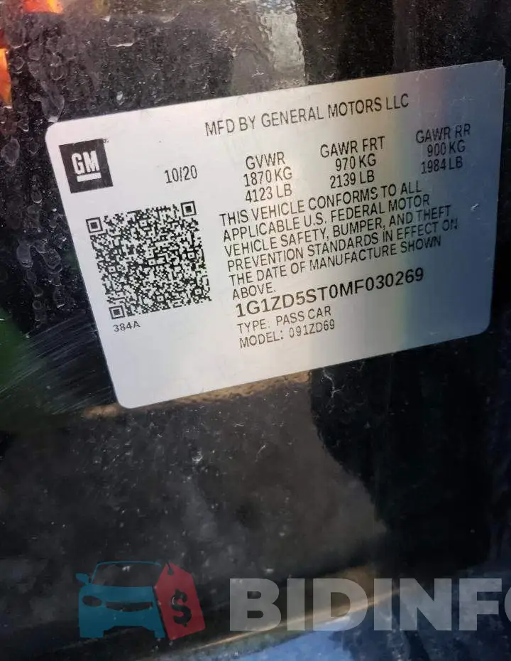 1G1ZD5ST0MF030269 Photo# 12