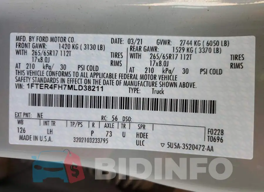 1FTER4FH7MLD38211 Photo# 12